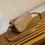 Prada Mini Galleria Bag In Beige Saffiano Leather