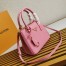 Prada Mini Galleria Bag In Pink Saffiano Leather