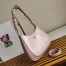 Prada Cleo Shoulder Large Bag In Pink Brushed Leather