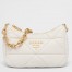 Prada System Patchwork Bag in White Nappa Leather