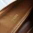 Prada Shoulder Bag in Brown Grained Leather