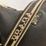 Prada Shoulder Bag in Black Grained Leather