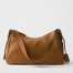 Prada Aimee Medium Shoulder Bag in Brown Leather 
