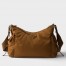 Prada Explore Large Shoulder Bag in Brown Re-Nylon