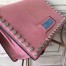 Prada Etiquette Bag In Pink Calfskin With Metal Stud Trim