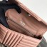 Prada Diagramme Flap Bag In Nude Calfskin