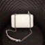 Prada Medium Diagramme Flap Bag In Ivory Calfskin