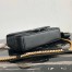 Prada Medium Diagramme Flap Bag In Black Calfskin