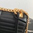 Prada Medium Diagramme Flap Bag In Black Calfskin