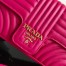 Prada Medium Diagramme Flap Bag In Rose Red Calfskin