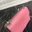 Prada Monochrome Flap Bag In Begonia Pink Saffiano Leather