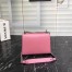 Prada Monochrome Flap Bag In Begonia Pink Saffiano Leather