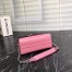 Prada Monochrome Flap Bag In Begonia Pink Saffiano Leather