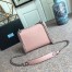 Prada Monochrome Flap Bag In Powder Pink Saffiano Leather