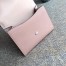 Prada Monochrome Flap Bag In Powder Pink Saffiano Leather