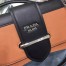 Prada Sidonie Shoulder Bag In Brown/Black Leather