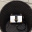 Prada Large Cahier Bag In White/Black Leather