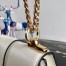 Prada Sidonie Shoulder Bag In White Calfskin