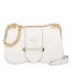 Prada Sidonie Shoulder Bag In White Calfskin