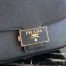 Prada Embleme Bag In Black Saffiano Leather 