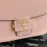 Prada Embleme Bag In Powder Pink Saffiano Leather