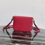 Prada Embleme Bag In Red Saffiano Leather 