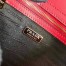 Prada Embleme Bag In Red Saffiano Leather 