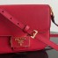 Prada Embleme Bag In Red Saffiano Leather 