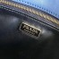 Prada Embleme Bag In Blue Saffiano Leather