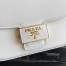 Prada Embleme Bag In White Saffiano Leather 