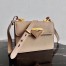 Prada Symbole Shoulder Bag In Beige Saffiano Leather 