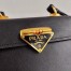 Prada Symbole Shoulder Bag In Black Saffiano Leather