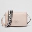 Prada Flap Shoulder Bag in Light Pink Grained Leather