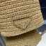 Prada Crochet Mini Bucket Bag in Natural Raffia-effect Yarn