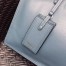 Prada Etiquette Tote Bag In Blue Calf Leather