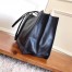 Prada Etiquette Tote Bag In Black Calf Leather
