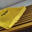 Prada Small Tote Bag In Yellow Woven Raffia