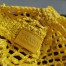 Prada Small Tote Bag In Yellow Woven Raffia