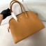 Prada Large Tote Bag in Brown Leather with Buckles