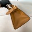 Prada Large Tote Bag in Brown Leather with Buckles