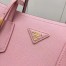 Prada Bicolor Double Medium Pink Saffiano Bag