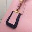 Prada Bicolor Double Medium Pink Saffiano Bag