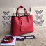 Prada Red Saffiano Double Medium Bag