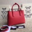 Prada Red Saffiano Double Medium Bag