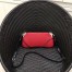 Prada Red Sidonie Leather Shoulder Bag