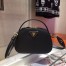 Prada Odette Black Saffiano Leather Bag