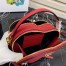 Prada Odette Heart Bag In Red Saffiano Leather