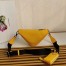 Prada Triangle Shoulder Bag In Yellow Leather