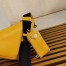 Prada Triangle Shoulder Bag In Yellow Leather