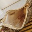 Prada Re-Edition 2005 Bag In Gold Satin with Crystal